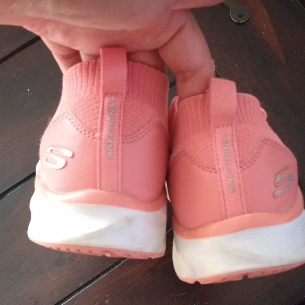 Skechers Coral Knit Lace-Up Shoes - Picture 5 of 6